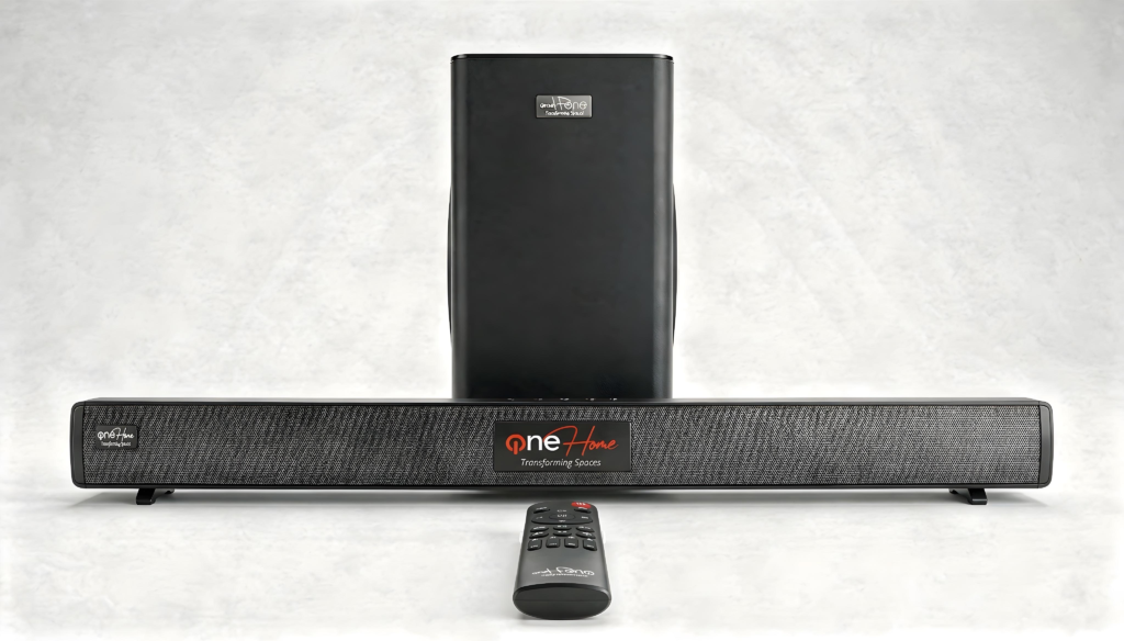 One Home Soundbar-Product Shot-Isolated-White Background